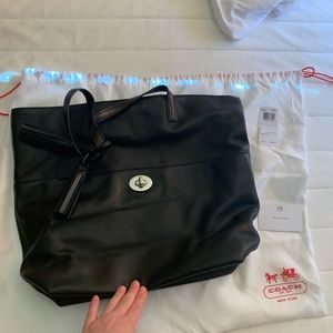 Coach Leather Tote